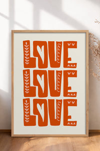 HOMEPACK Ahşap Çerçeveli Tablo Çerçeveli Poster Sanatsal Modern Duvar Dekoru FLOWER-134