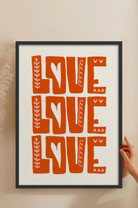 HOMEPACK Ahşap Çerçeveli Tablo Çerçeveli Poster Sanatsal Modern Duvar Dekoru FLOWER-134