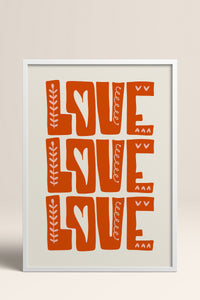 HOMEPACK Ahşap Çerçeveli Tablo Çerçeveli Poster Sanatsal Modern Duvar Dekoru FLOWER-134