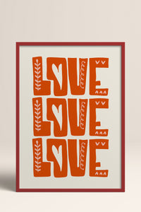 HOMEPACK Ahşap Çerçeveli Tablo Çerçeveli Poster Sanatsal Modern Duvar Dekoru FLOWER-134