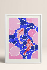 HOMEPACK Ahşap Çerçeveli Tablo Çerçeveli Poster Sanatsal Modern Duvar Dekoru FLOWER-139