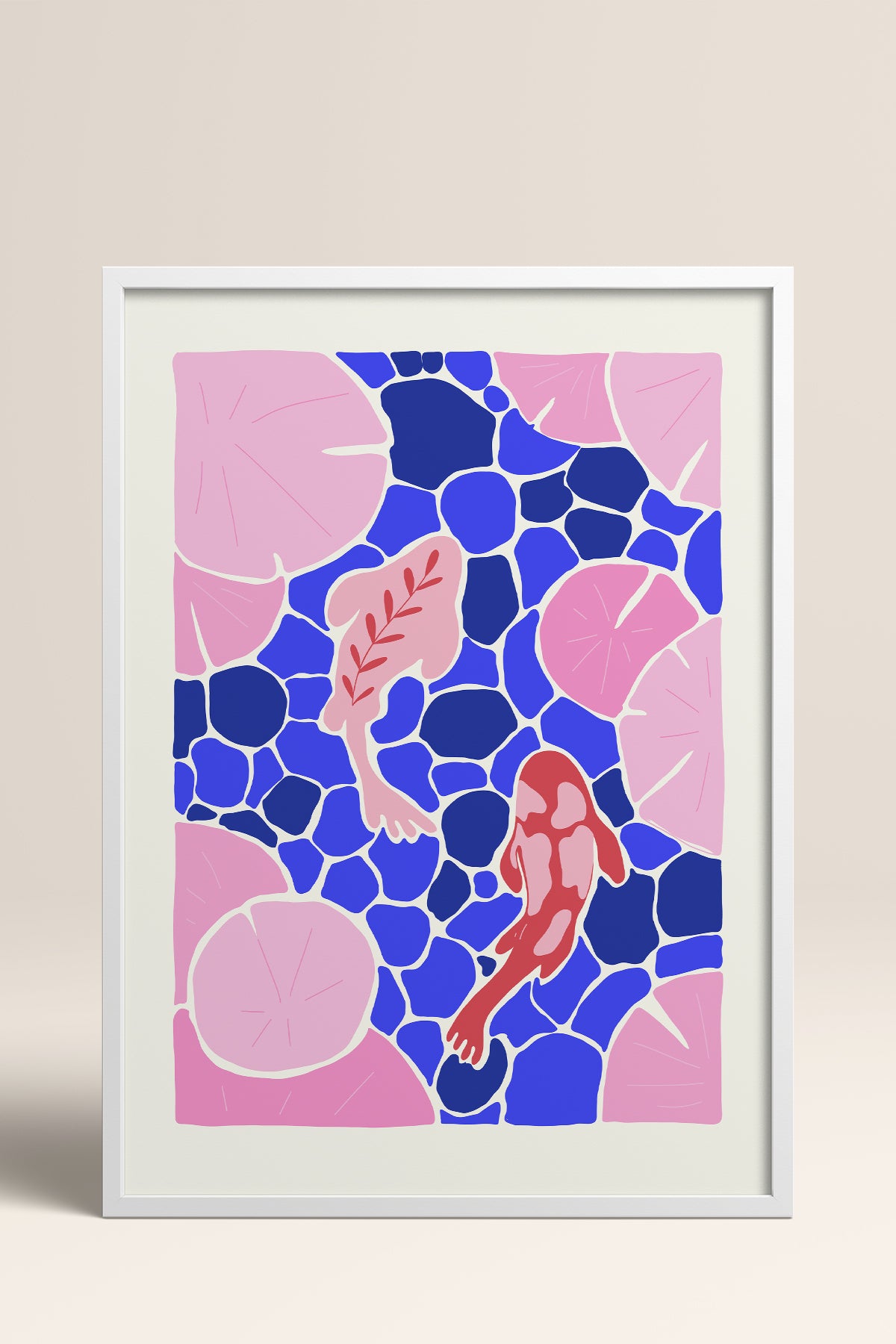 HOMEPACK Ahşap Çerçeveli Tablo Çerçeveli Poster Sanatsal Modern Duvar Dekoru FLOWER-139