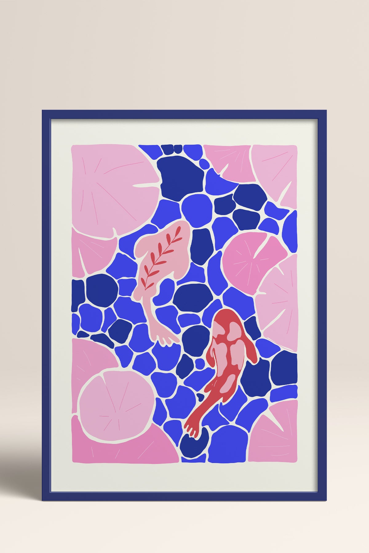 HOMEPACK Ahşap Çerçeveli Tablo Çerçeveli Poster Sanatsal Modern Duvar Dekoru FLOWER-139