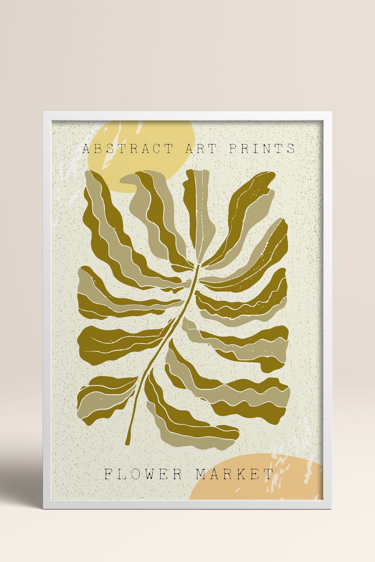 HOMEPACK Ahşap Çerçeveli Tablo Çerçeveli Poster Sanatsal Modern Duvar Dekoru FLOWER-14