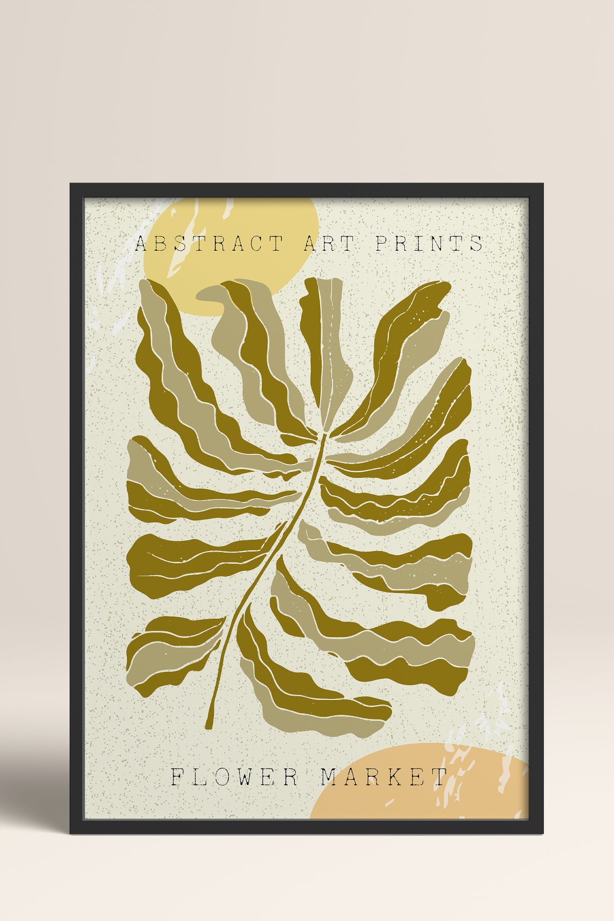 HOMEPACK Ahşap Çerçeveli Tablo Çerçeveli Poster Sanatsal Modern Duvar Dekoru FLOWER-14