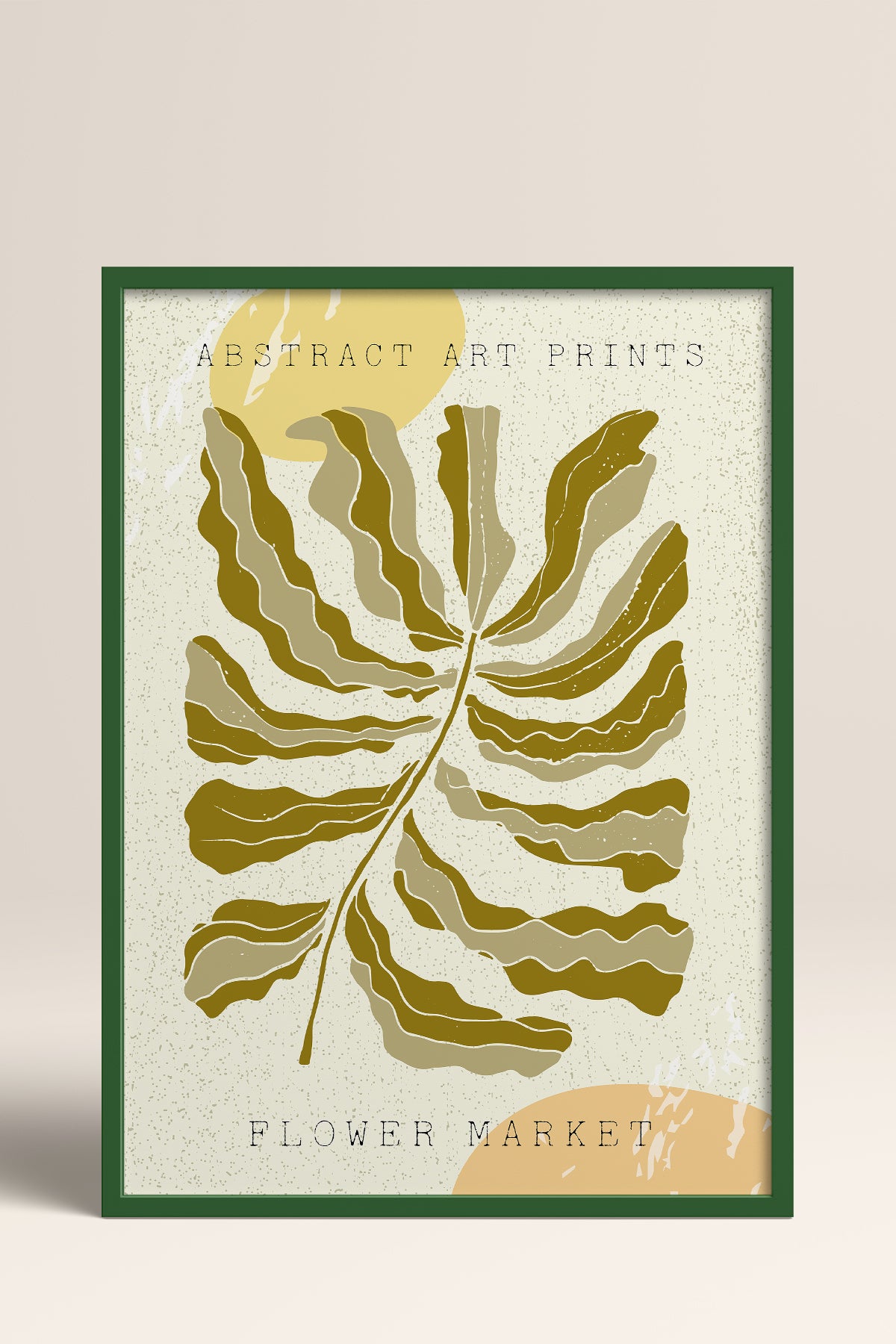 HOMEPACK Ahşap Çerçeveli Tablo Çerçeveli Poster Sanatsal Modern Duvar Dekoru FLOWER-14