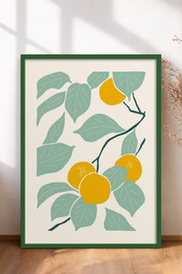 HOMEPACK Ahşap Çerçeveli Tablo Çerçeveli Poster Sanatsal Modern Duvar Dekoru FLOWER-140