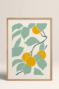 HOMEPACK Ahşap Çerçeveli Tablo Çerçeveli Poster Sanatsal Modern Duvar Dekoru FLOWER-140