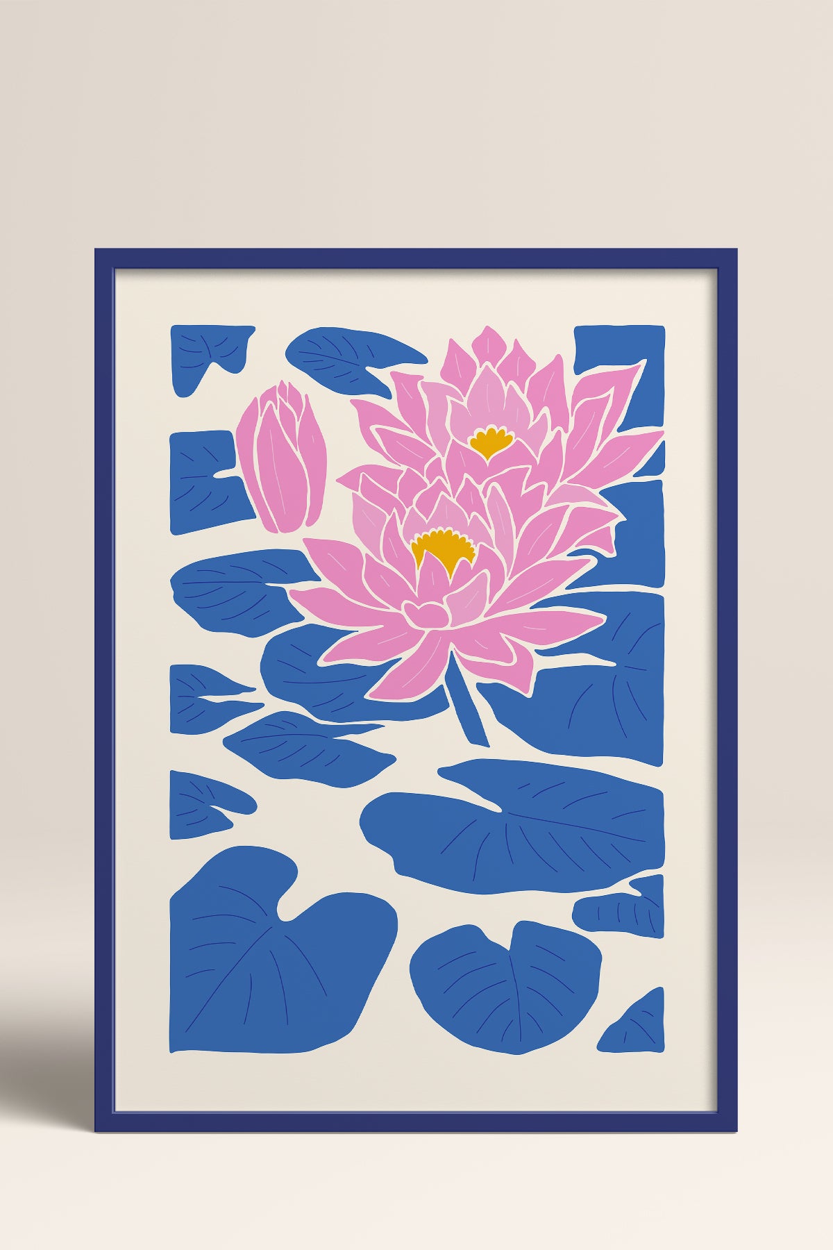 HOMEPACK Ahşap Çerçeveli Tablo Çerçeveli Poster Sanatsal Modern Duvar Dekoru FLOWER-141