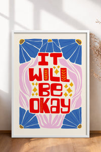 HOMEPACK Ahşap Çerçeveli Tablo Çerçeveli Poster Sanatsal Modern Duvar Dekoru FLOWER-142