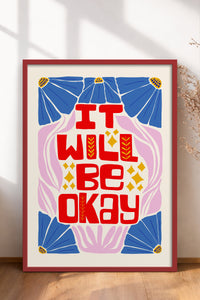 HOMEPACK Ahşap Çerçeveli Tablo Çerçeveli Poster Sanatsal Modern Duvar Dekoru FLOWER-142