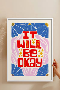 HOMEPACK Ahşap Çerçeveli Tablo Çerçeveli Poster Sanatsal Modern Duvar Dekoru FLOWER-142