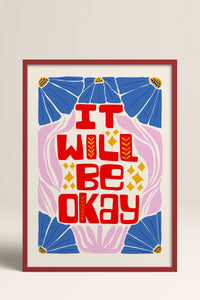HOMEPACK Ahşap Çerçeveli Tablo Çerçeveli Poster Sanatsal Modern Duvar Dekoru FLOWER-142