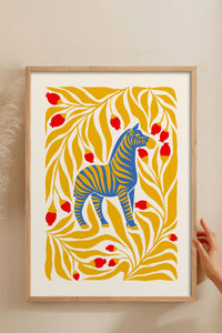HOMEPACK Ahşap Çerçeveli Tablo Çerçeveli Poster Sanatsal Modern Duvar Dekoru FLOWER-144