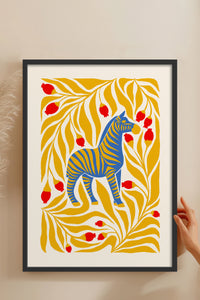 HOMEPACK Ahşap Çerçeveli Tablo Çerçeveli Poster Sanatsal Modern Duvar Dekoru FLOWER-144