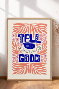 HOMEPACK Ahşap Çerçeveli Tablo Çerçeveli Poster Sanatsal Modern Duvar Dekoru FLOWER-146