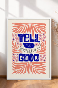 HOMEPACK Ahşap Çerçeveli Tablo Çerçeveli Poster Sanatsal Modern Duvar Dekoru FLOWER-146