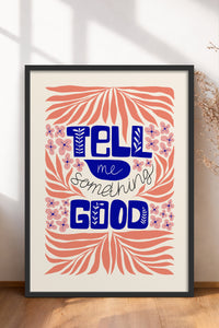HOMEPACK Ahşap Çerçeveli Tablo Çerçeveli Poster Sanatsal Modern Duvar Dekoru FLOWER-146