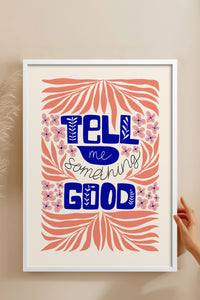 HOMEPACK Ahşap Çerçeveli Tablo Çerçeveli Poster Sanatsal Modern Duvar Dekoru FLOWER-146