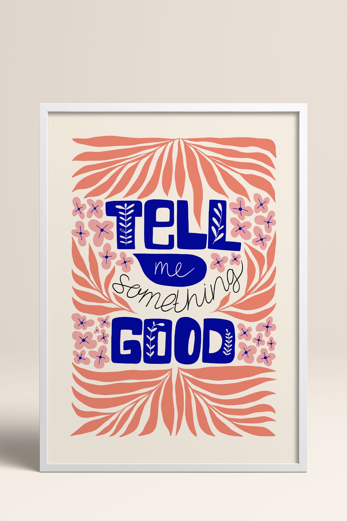 HOMEPACK Ahşap Çerçeveli Tablo Çerçeveli Poster Sanatsal Modern Duvar Dekoru FLOWER-146