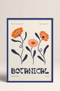 HOMEPACK Ahşap Çerçeveli Tablo Çerçeveli Poster Sanatsal Modern Duvar Dekoru FLOWER-160