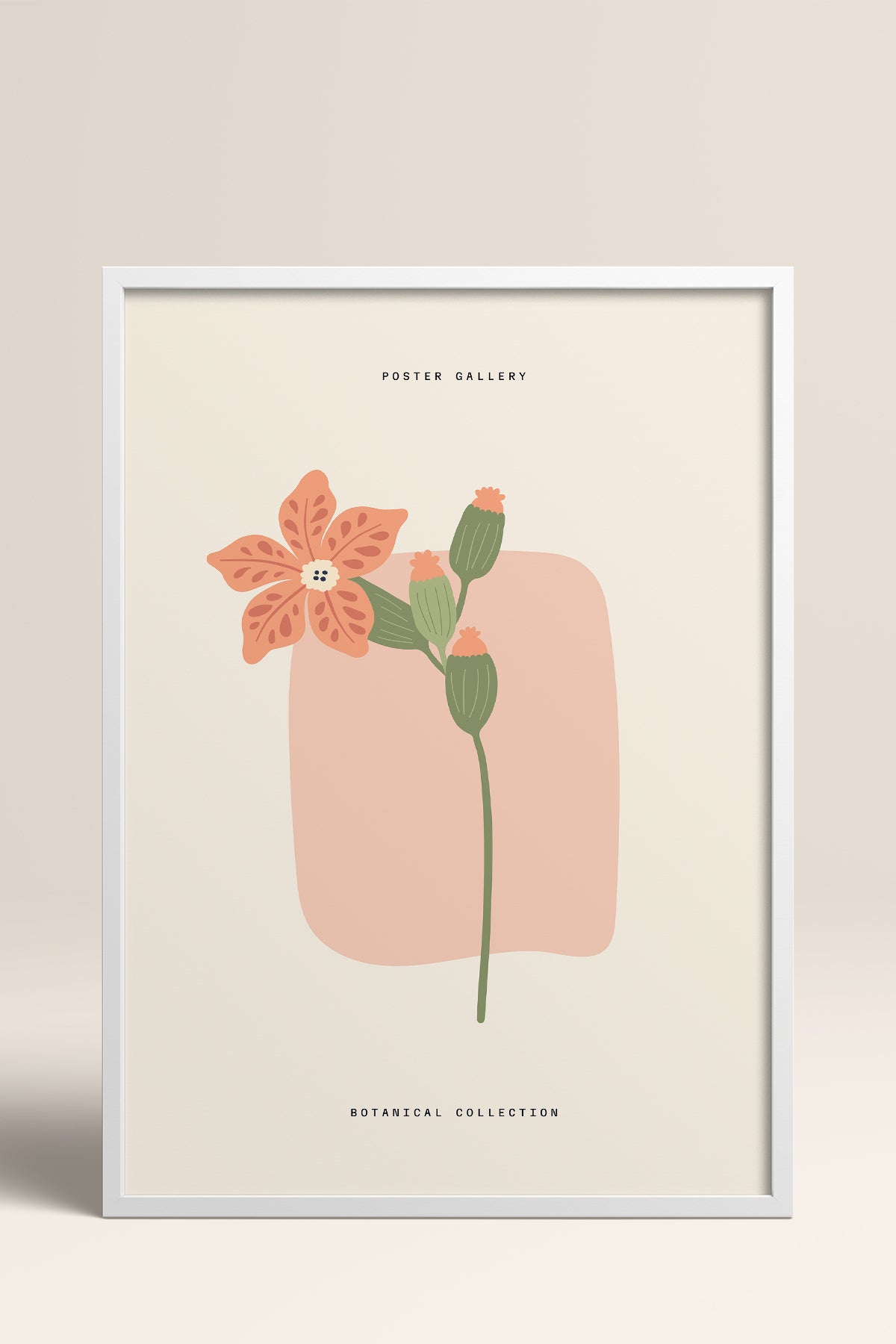 HOMEPACK Ahşap Çerçeveli Tablo Çerçeveli Poster Sanatsal Modern Duvar Dekoru FLOWER-164
