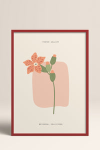 HOMEPACK Ahşap Çerçeveli Tablo Çerçeveli Poster Sanatsal Modern Duvar Dekoru FLOWER-164