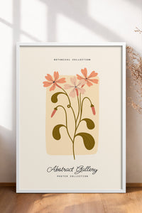 HOMEPACK Ahşap Çerçeveli Tablo Çerçeveli Poster Sanatsal Modern Duvar Dekoru FLOWER-168