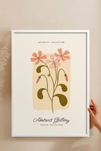 HOMEPACK Ahşap Çerçeveli Tablo Çerçeveli Poster Sanatsal Modern Duvar Dekoru FLOWER-168