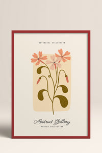 HOMEPACK Ahşap Çerçeveli Tablo Çerçeveli Poster Sanatsal Modern Duvar Dekoru FLOWER-168