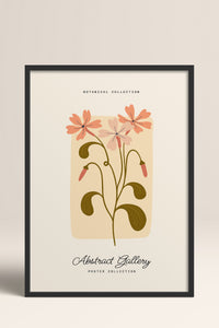 HOMEPACK Ahşap Çerçeveli Tablo Çerçeveli Poster Sanatsal Modern Duvar Dekoru FLOWER-168