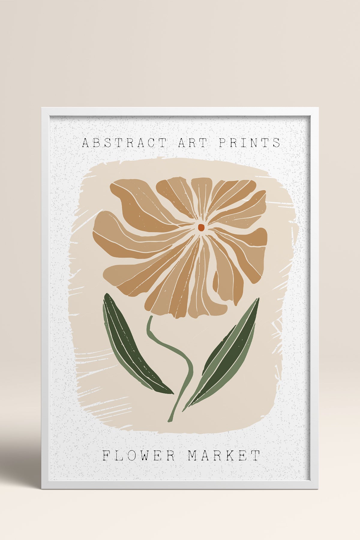 HOMEPACK Ahşap Çerçeveli Tablo Çerçeveli Poster Sanatsal Modern Duvar Dekoru FLOWER-17