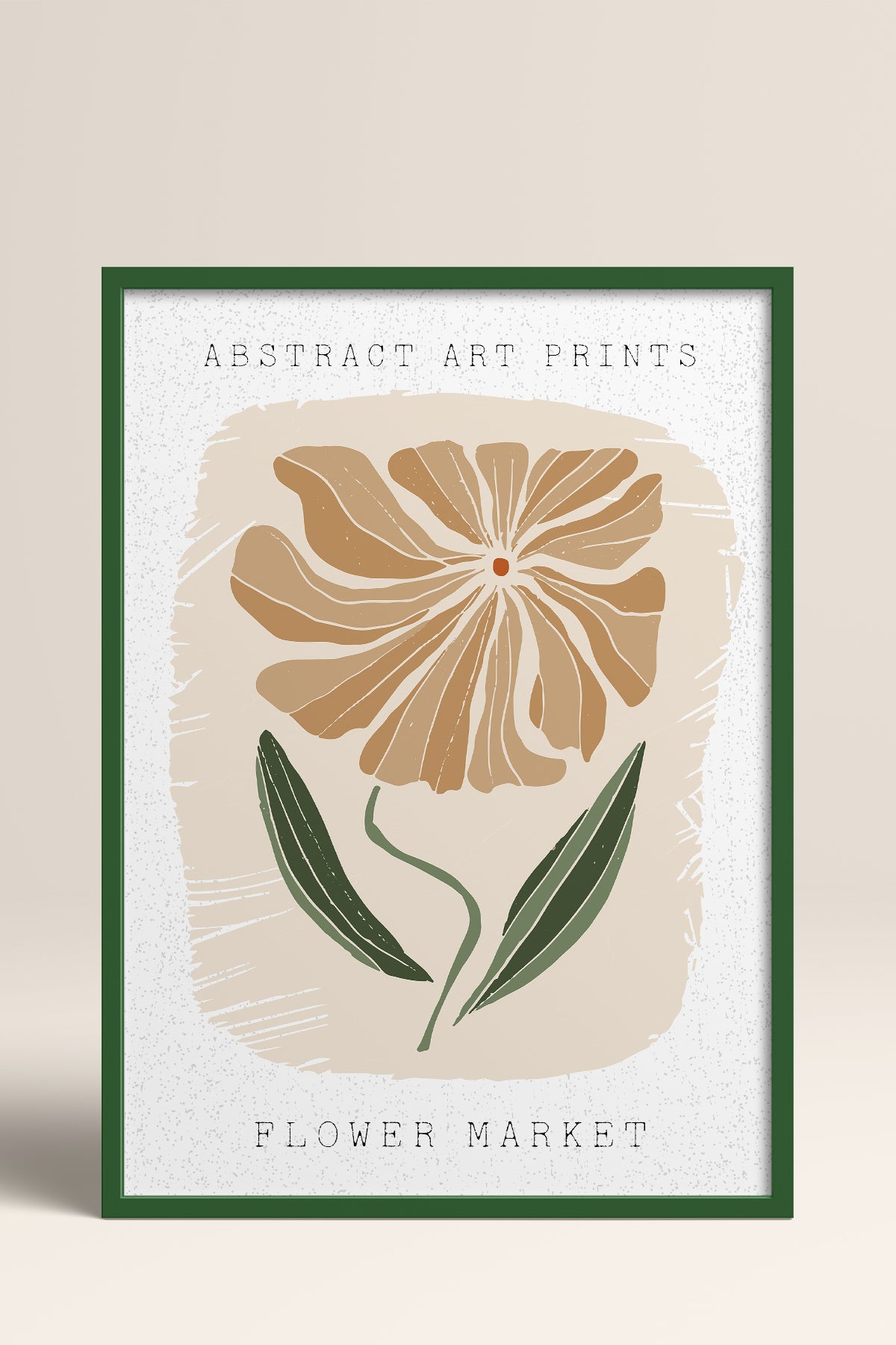 HOMEPACK Ahşap Çerçeveli Tablo Çerçeveli Poster Sanatsal Modern Duvar Dekoru FLOWER-17