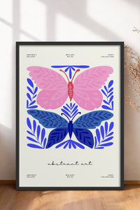 HOMEPACK Ahşap Çerçeveli Tablo Çerçeveli Poster Sanatsal Modern Duvar Dekoru FLOWER-171