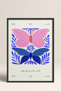 HOMEPACK Ahşap Çerçeveli Tablo Çerçeveli Poster Sanatsal Modern Duvar Dekoru FLOWER-171
