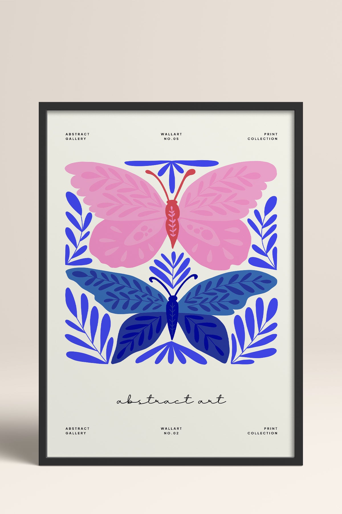 HOMEPACK Ahşap Çerçeveli Tablo Çerçeveli Poster Sanatsal Modern Duvar Dekoru FLOWER-171