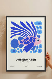 HOMEPACK Ahşap Çerçeveli Tablo Çerçeveli Poster Sanatsal Modern Duvar Dekoru FLOWER-173