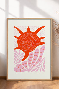 HOMEPACK Ahşap Çerçeveli Tablo Çerçeveli Poster Sanatsal Modern Duvar Dekoru FLOWER-174