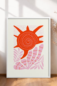 HOMEPACK Ahşap Çerçeveli Tablo Çerçeveli Poster Sanatsal Modern Duvar Dekoru FLOWER-174
