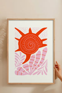 HOMEPACK Ahşap Çerçeveli Tablo Çerçeveli Poster Sanatsal Modern Duvar Dekoru FLOWER-174