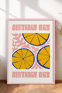 HOMEPACK Ahşap Çerçeveli Tablo Çerçeveli Poster Sanatsal Modern Duvar Dekoru FLOWER-176