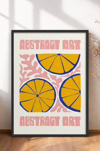 HOMEPACK Ahşap Çerçeveli Tablo Çerçeveli Poster Sanatsal Modern Duvar Dekoru FLOWER-176