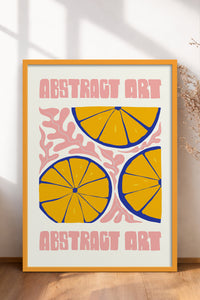 HOMEPACK Ahşap Çerçeveli Tablo Çerçeveli Poster Sanatsal Modern Duvar Dekoru FLOWER-176