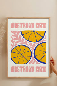 HOMEPACK Ahşap Çerçeveli Tablo Çerçeveli Poster Sanatsal Modern Duvar Dekoru FLOWER-176