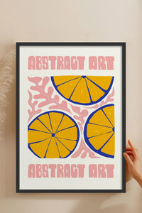 HOMEPACK Ahşap Çerçeveli Tablo Çerçeveli Poster Sanatsal Modern Duvar Dekoru FLOWER-176