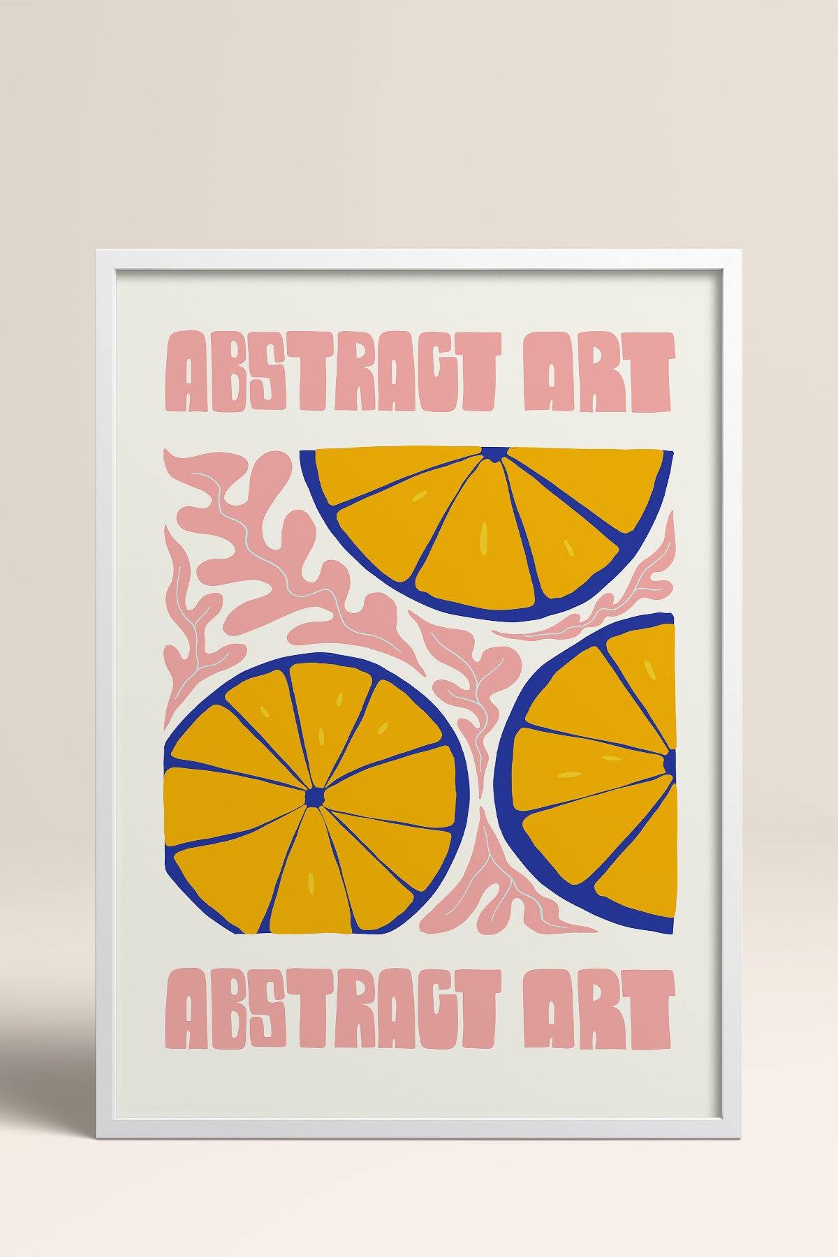 HOMEPACK Ahşap Çerçeveli Tablo Çerçeveli Poster Sanatsal Modern Duvar Dekoru FLOWER-176