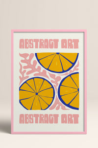 HOMEPACK Ahşap Çerçeveli Tablo Çerçeveli Poster Sanatsal Modern Duvar Dekoru FLOWER-176