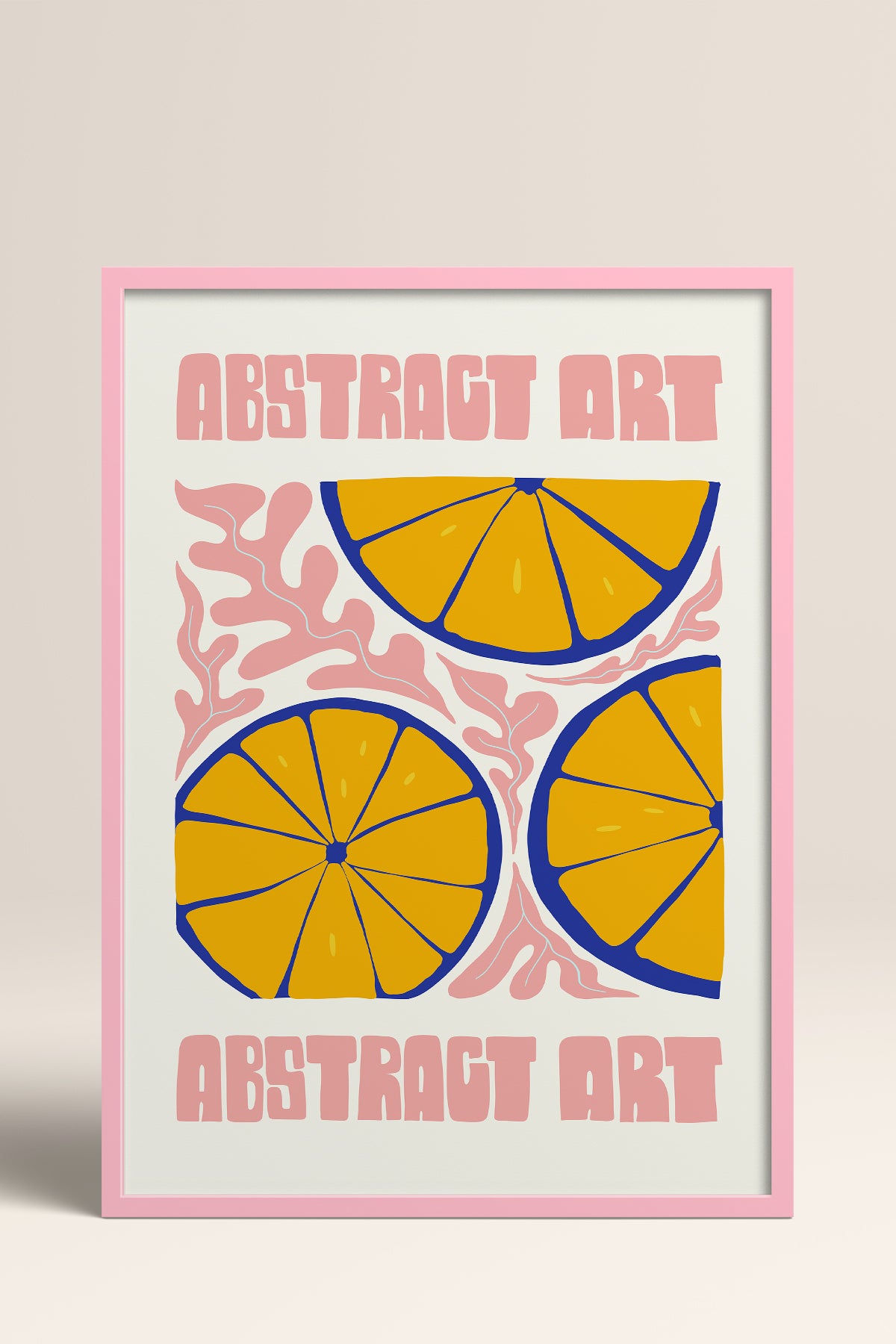 HOMEPACK Ahşap Çerçeveli Tablo Çerçeveli Poster Sanatsal Modern Duvar Dekoru FLOWER-176