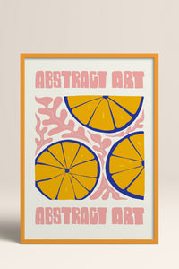 HOMEPACK Ahşap Çerçeveli Tablo Çerçeveli Poster Sanatsal Modern Duvar Dekoru FLOWER-176