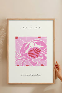 HOMEPACK Ahşap Çerçeveli Tablo Çerçeveli Poster Sanatsal Modern Duvar Dekoru FLOWER-177